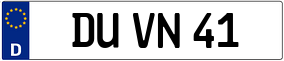 Truck License Plate